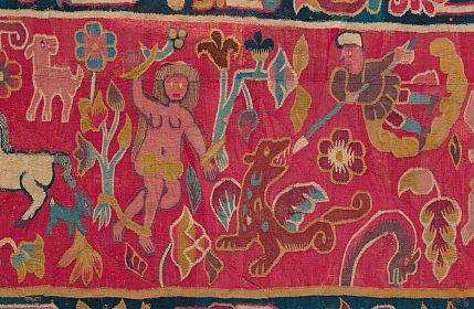 Andean Textiles - Tapestry with figurative scenes